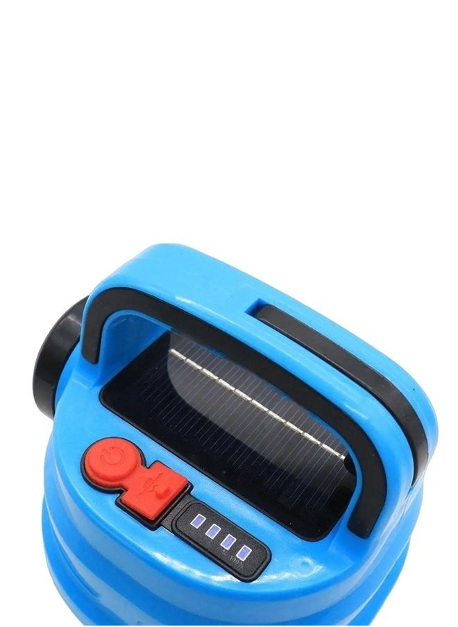 Generic Rechargeable Emergency Flashlight Charged Via USB 50 Watts With Solar Cell  - Image 2