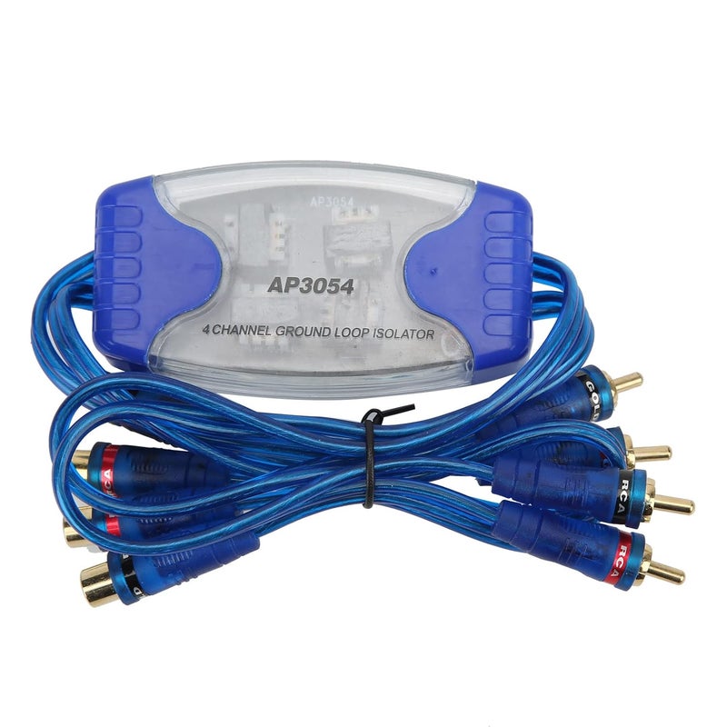 4 Channel Gold Plated Car Audio Ground Loop Noise Isolator Filter Compact Design - Image 5