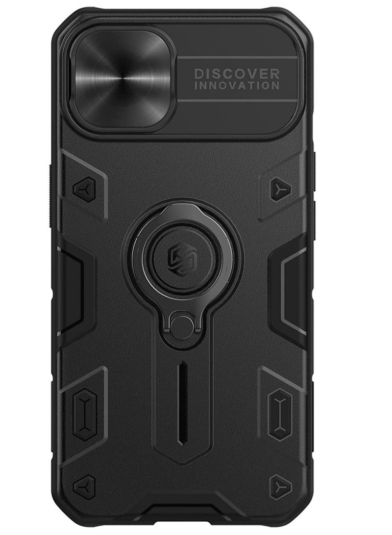 MUNTAQI Nillkin CamShield Armor Case Hard Back Cover for Apple iPhone13 6.1 inch Black - Image 3