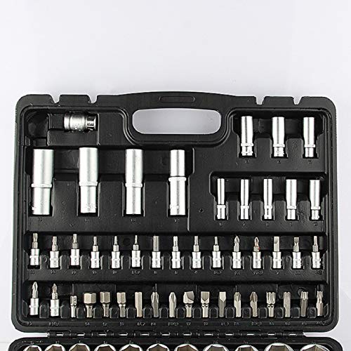 SNE 94 in 1 Tool Kit Ratchet Sets 1/2" 1/4" Socket Set Wrenches Screwdriver Spanners - Image 2