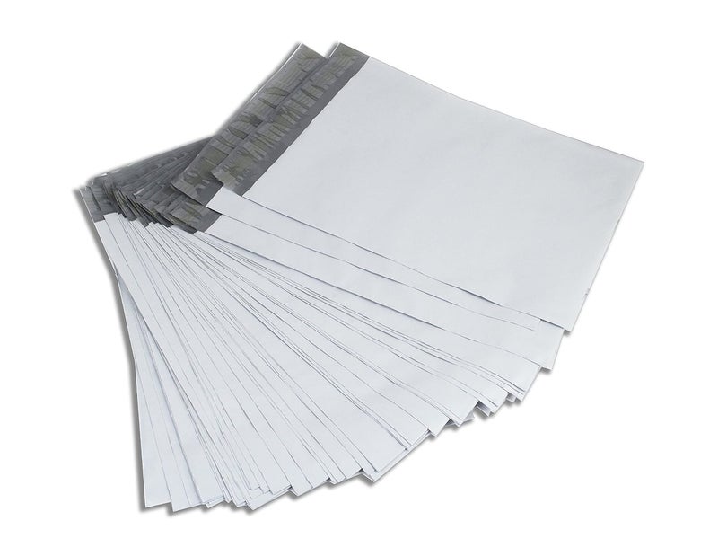 9527 Product Poly Mailers Envelopes Shipping Bags Self Sealing,100 Bags,10x13 inches,2.5 Mil (White) - Image 4