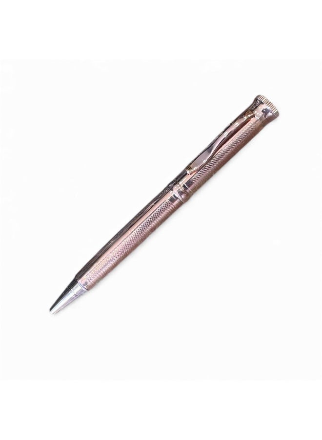 ركس تشكيلة أقلام فاخرة متنوعة لون اسود و سلفر و برونز جودة عالية وأداء سلس حبر جاف ازرق 12 قلم 69506 - Image 3