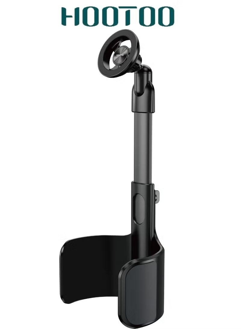 HOOTOO Magnetic Car Phone Holder for Cup Holder, 360-Degree Rotating Mobile Mount - Image 1