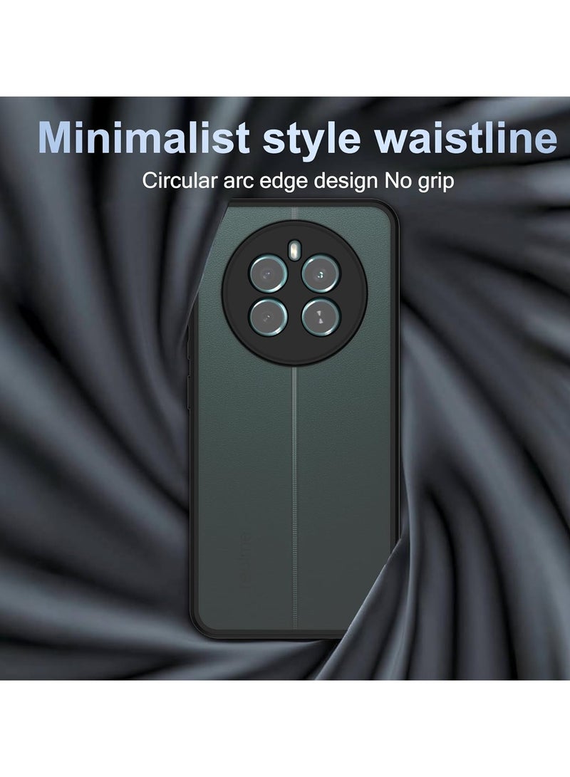 جراب حمايه اسود مط غير لامع ومقاوم للصدمات متوافق مع Realme 12 Plus/Realme 12 4G (أسود ) - Image 3