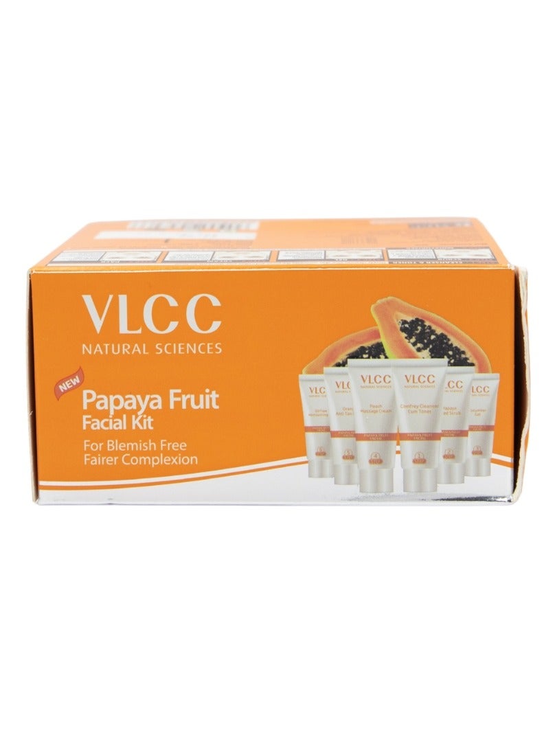 VLCC Herbal Papaya Fruit Facial Kit, 50g - Image 2