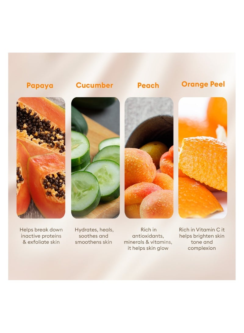 VLCC Herbal Papaya Fruit Facial Kit, 50g - Image 4