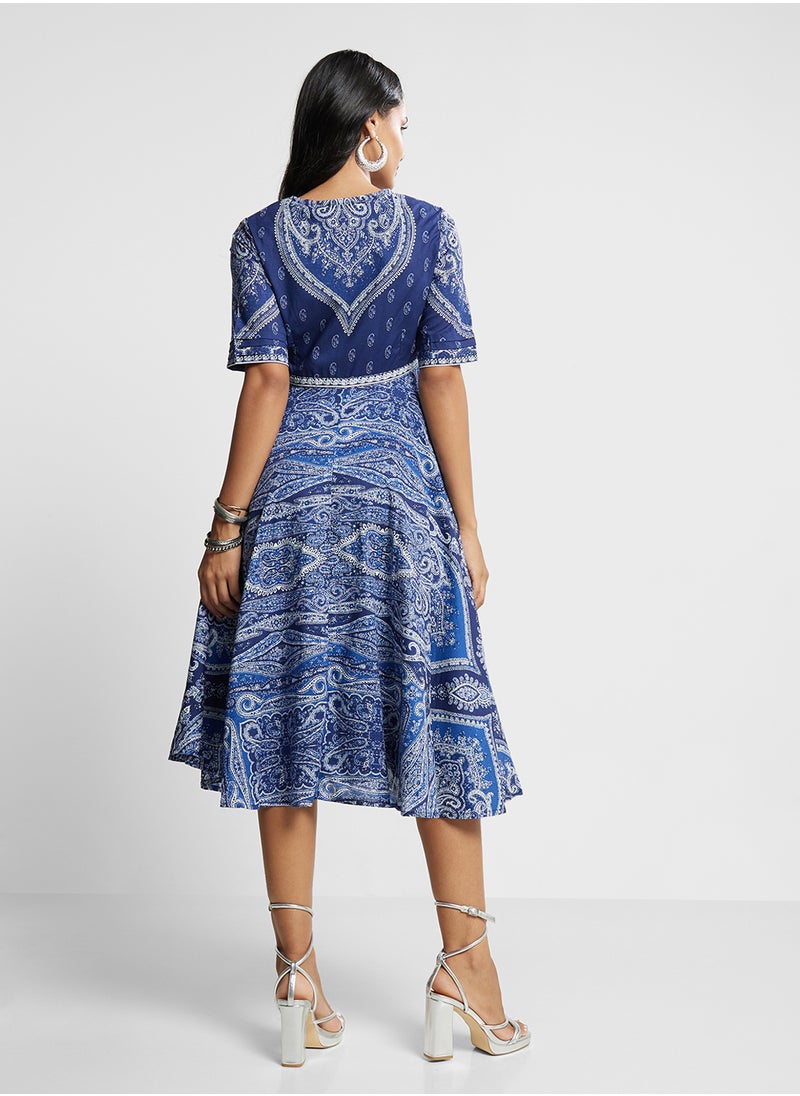 Biba Printed Dress  - Image 2