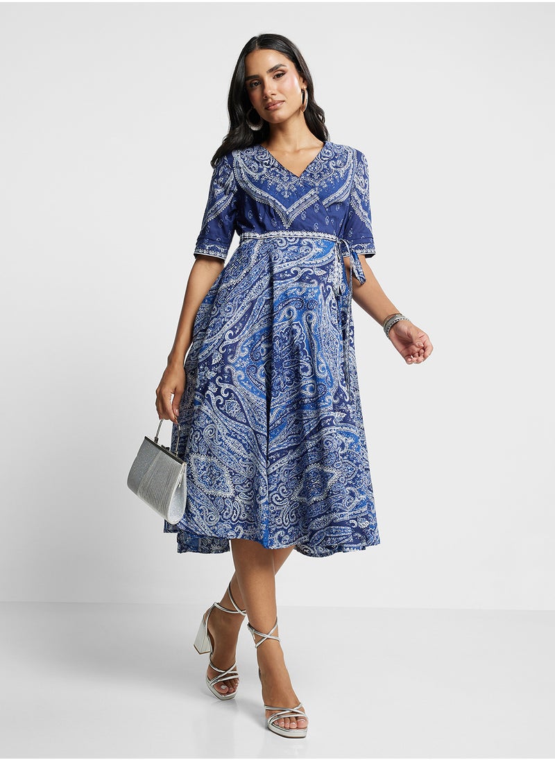 Biba Printed Dress  - Image 4