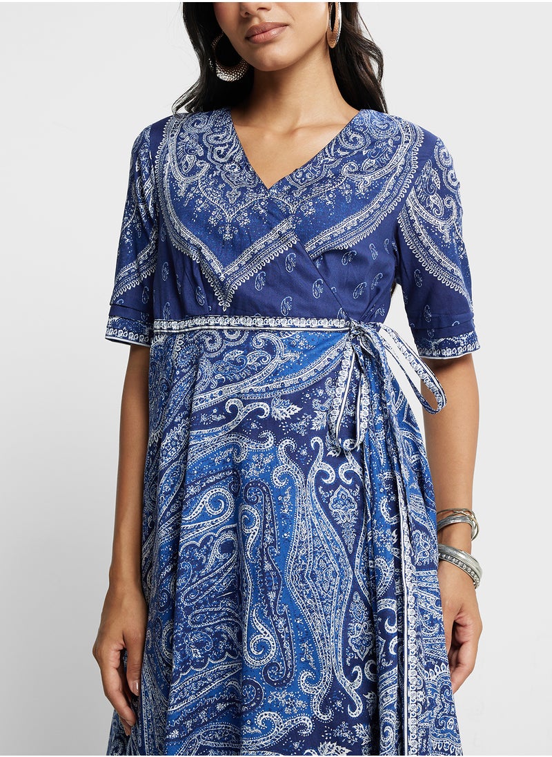 Biba Printed Dress  - Image 3