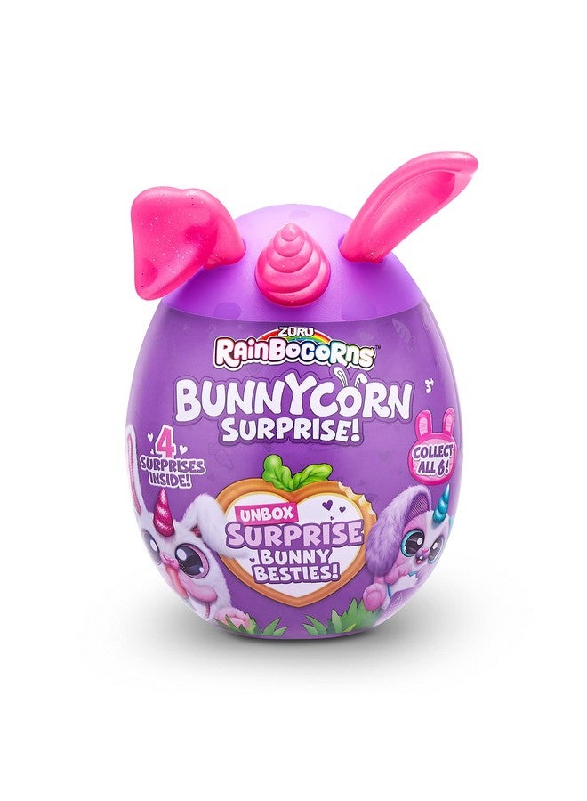 Rainbocorns Rainbocorns Bunnycorn Surprise by ZURU (2 Pack) Collectible Plush Stuffed Animal, Surprise Eggs, Stickers, Ages 3+ for Girls & Children (Random) - Image 4