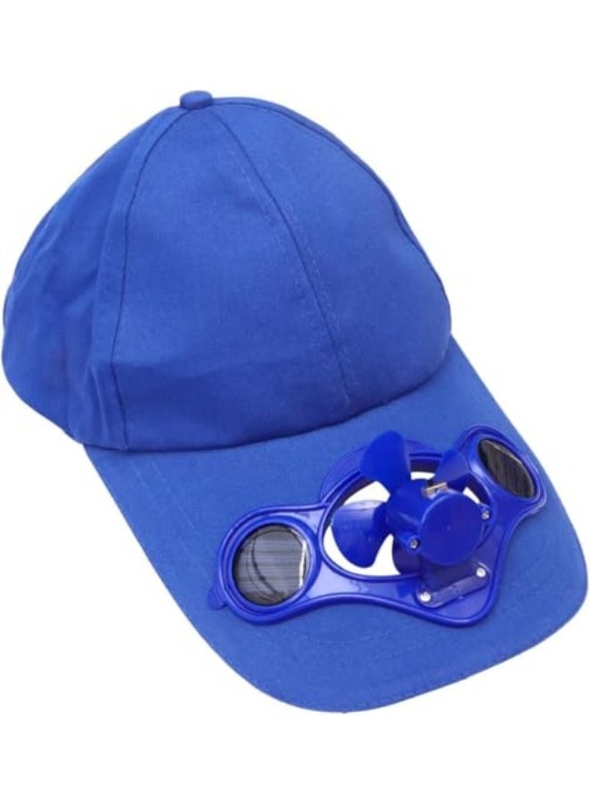 Solar Fan Hat | Summer Cap with Fan | Fan Hat to Keep Cool, Solar Power Fan Cap, Baseball Golf Hat Cool Your Face in Hot Sun Summer - Image 1
