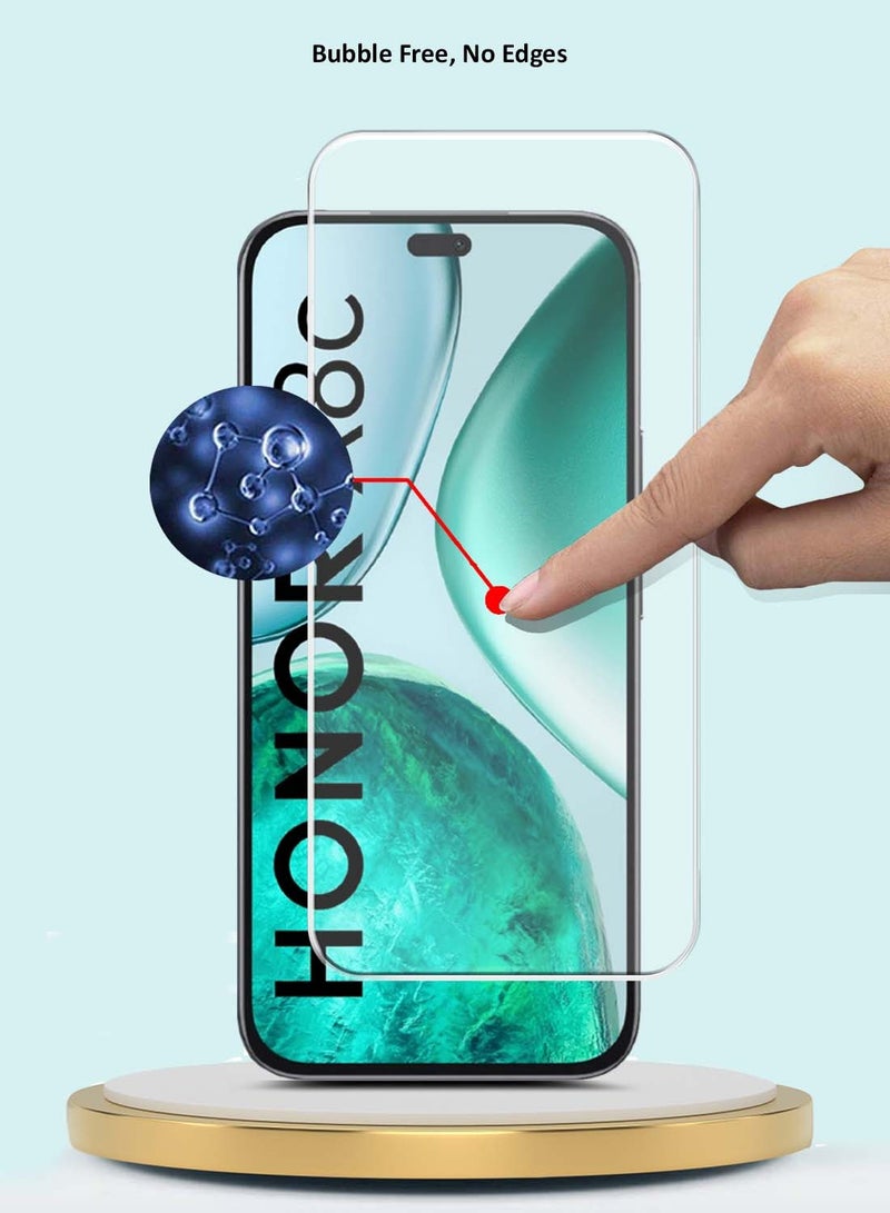 GMAX Honor X8c 4G 2025 GMAX Premium Series Curved Edges 9H 2.5D Tempered Glass Screen Protector - Clear - Image 4