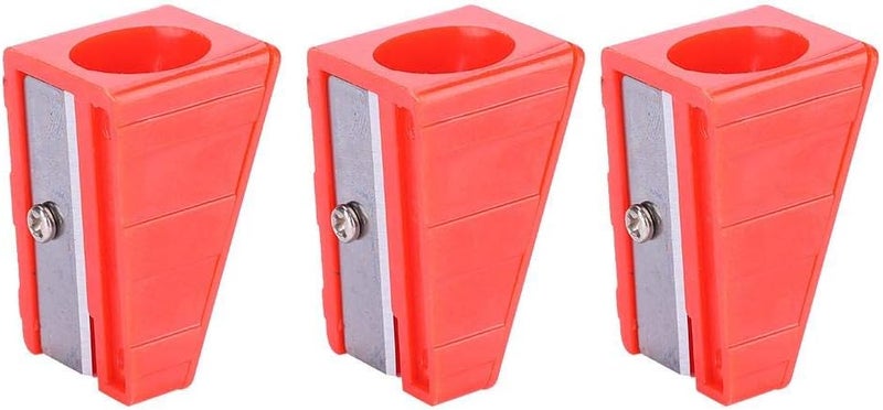 woobles Cue Tip Tapper, Metal Practical Cue Tip Trimmer, Cue Tip Shaper, for Billiards Equipment Billiards Accessories(red)-Red - Image 3