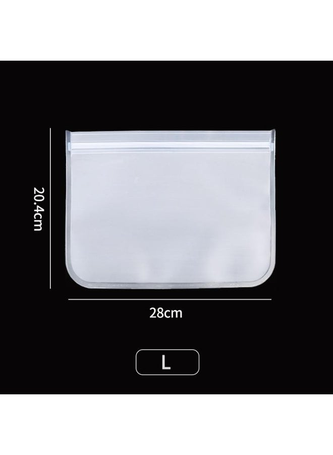 4Size Silicone Food Storage Containers Leakproof Containers Reusable Stand Up Zip Shut Bag Cup Fresh Bag Food Storage Bag  - Image 3