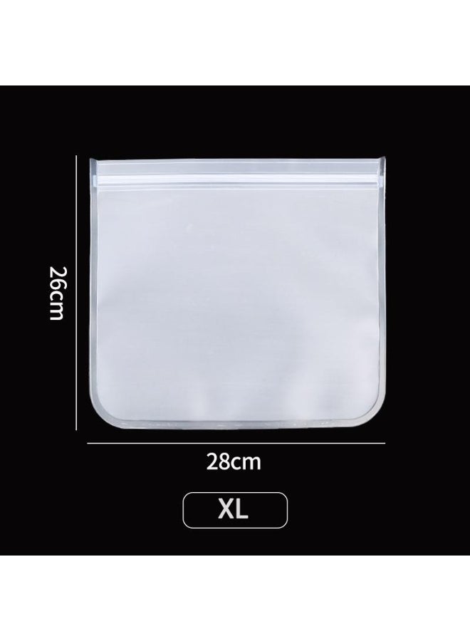 4Size Silicone Food Storage Containers Leakproof Containers Reusable Stand Up Zip Shut Bag Cup Fresh Bag Food Storage Bag  - Image 4