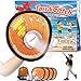 Wedopro Toss and Catch Ball Game Kids Toddler Baseball Glove Catch Ball Toys Kids Outdoor Games for Family Toys for Beach Pool Yard Outside Birthday Gift for Ages 3 4 5 6 7 812 Brown 4 Pcak - Image 3