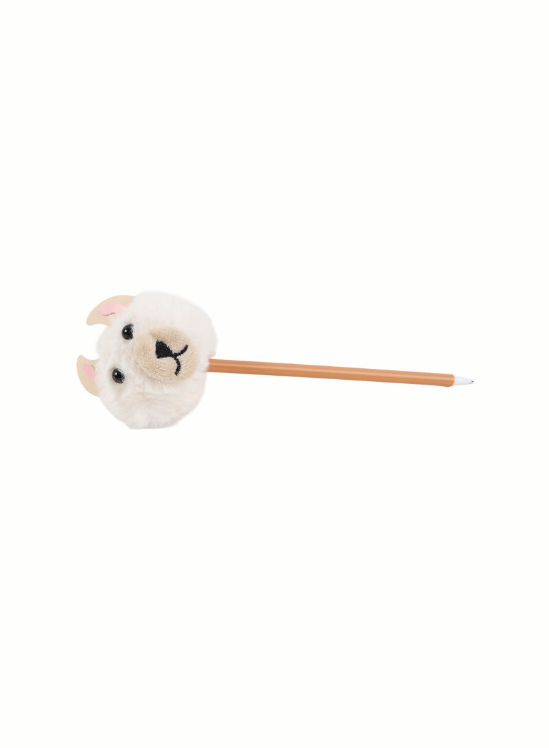 Midi Cute Animal Plush Top Ballpoint Pens - Image 4