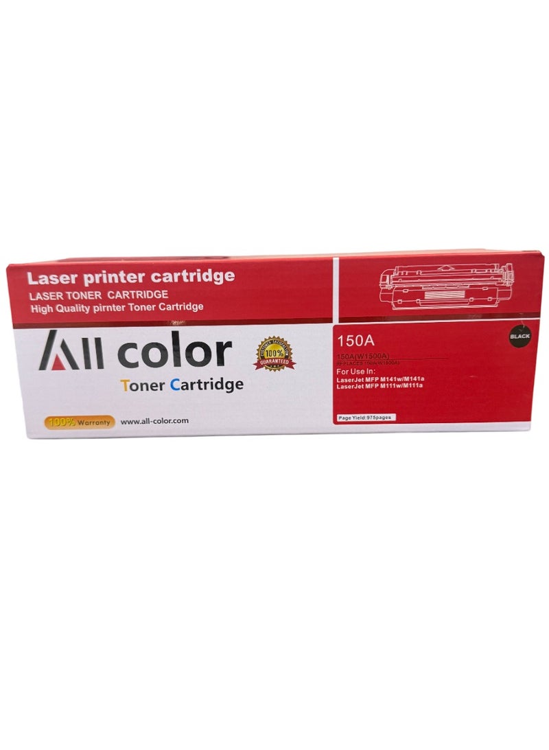 ALL COLOR 150A Toner Cartridge Compatible for HP 150A W1500A Toner Cartridges Work for HP LaserJet M110we M111a M111w MFP M141a M141w M141we Printers - Image 1