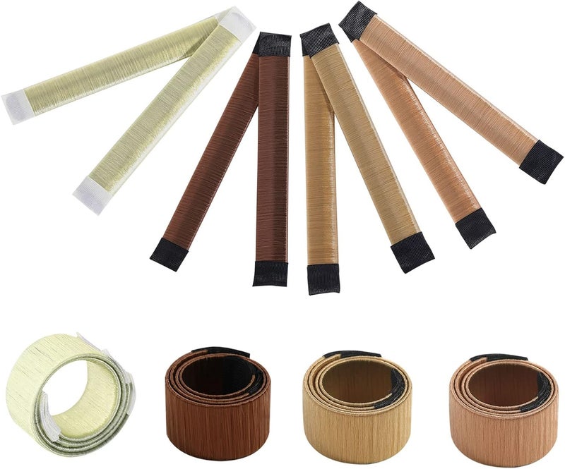 8 Pcs Hair Bun Styling Tool Pack DIY French Twist Bun Shaper for Girls Women Beauty Aid Accessory