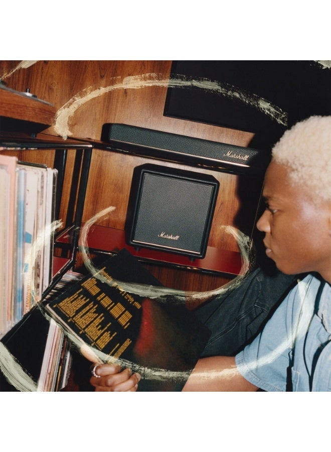 Marshall Heston Sub 200 - Portable TV Subwoofer / Wireless Connection / Deep Bass / App Connection / Premium Home Speaker / Bluetooth 5.3V and Multiple Inputs - Cream - Image 5