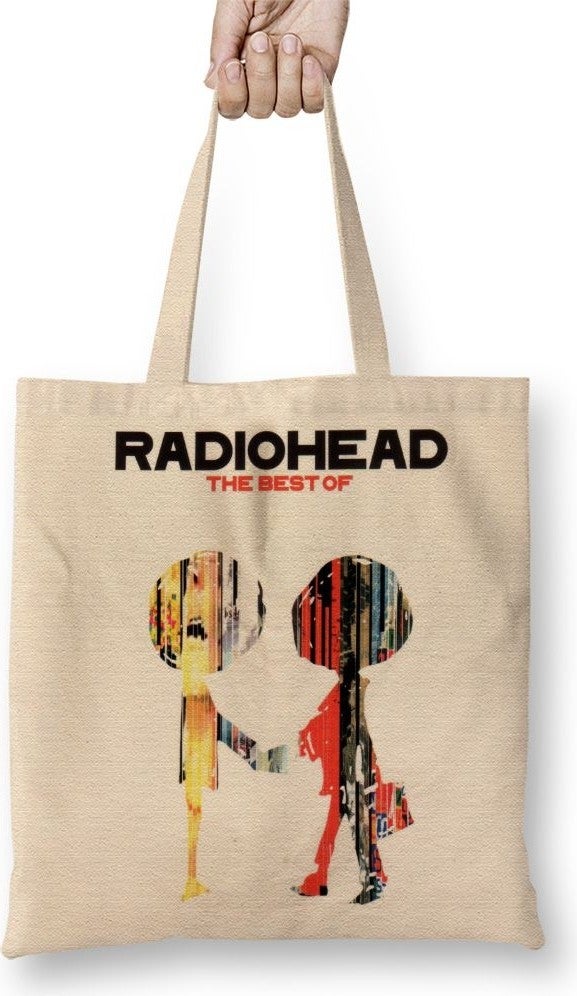 Baskı Dükkanı Print Shop Radiohead The Best Of Tote Bag Long Handle 