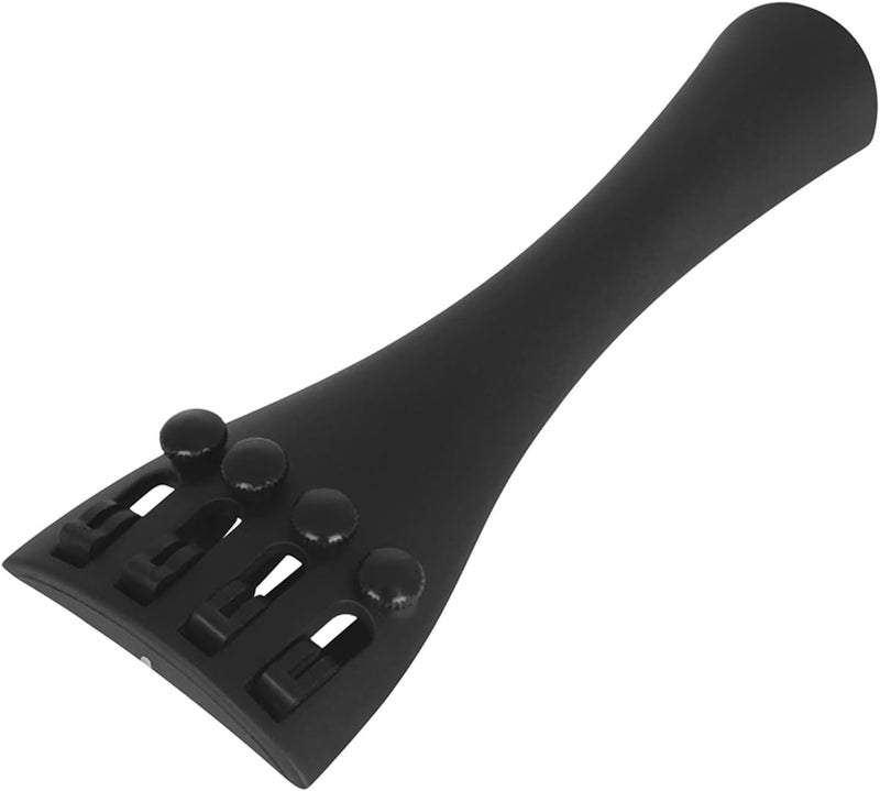 3/4 4/4 Violin Tailpiece With 4 Fine Tuners Carbon Fiber Violin Fiddle Tailpiece Violin Accessories Easy To Use - Image 1