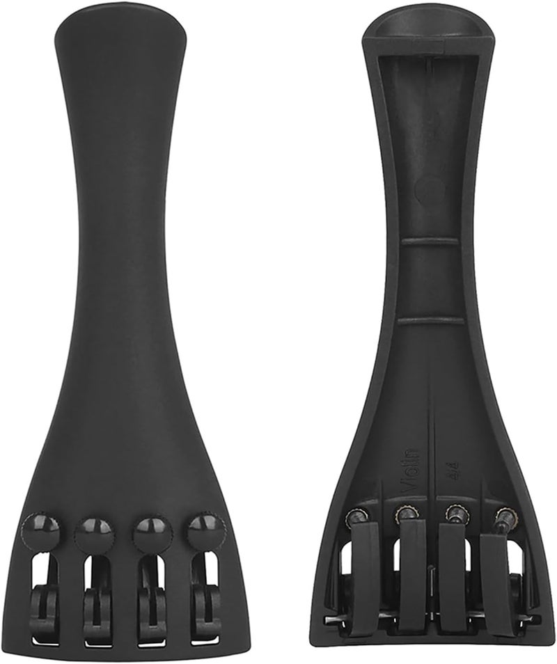 3/4 4/4 Violin Tailpiece With 4 Fine Tuners Carbon Fiber Violin Fiddle Tailpiece Violin Accessories Easy To Use - Image 5