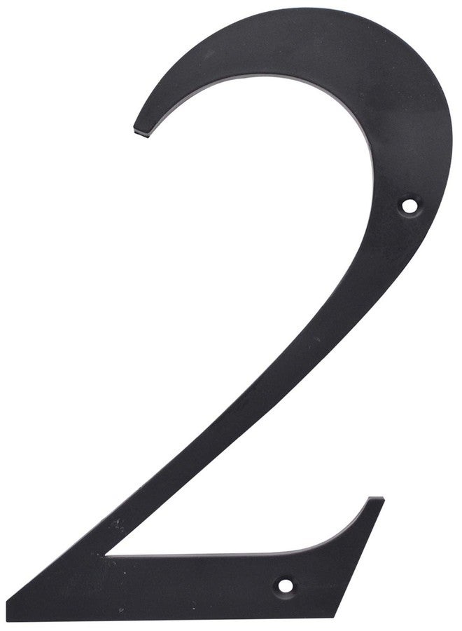Hillman 847376 Black House Number 2, 6-Inch Nail Plastic - Image 1