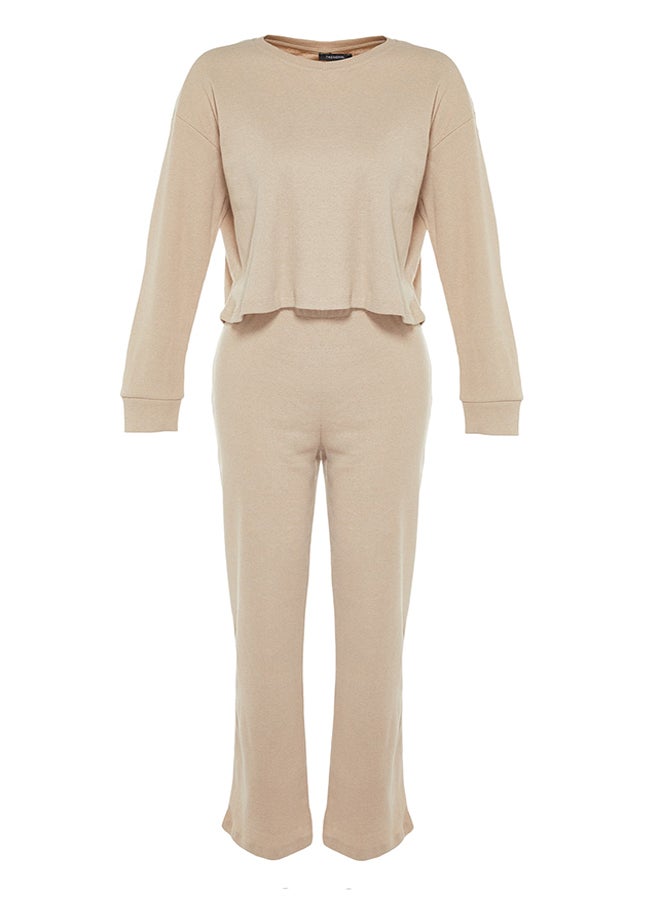 Pajama Set - Beige - Plain - pzsku/Z429F29A8B5AA531EC103Z/45/_/1730941984/97e05ca6-9259-4c09-9a90-e67722b6a65b