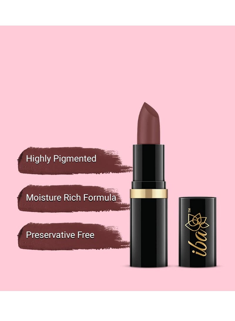 Iba Moisture Rich Lipstick Shade A46 Spicy Nude Glossy 4 Gm - Image 3