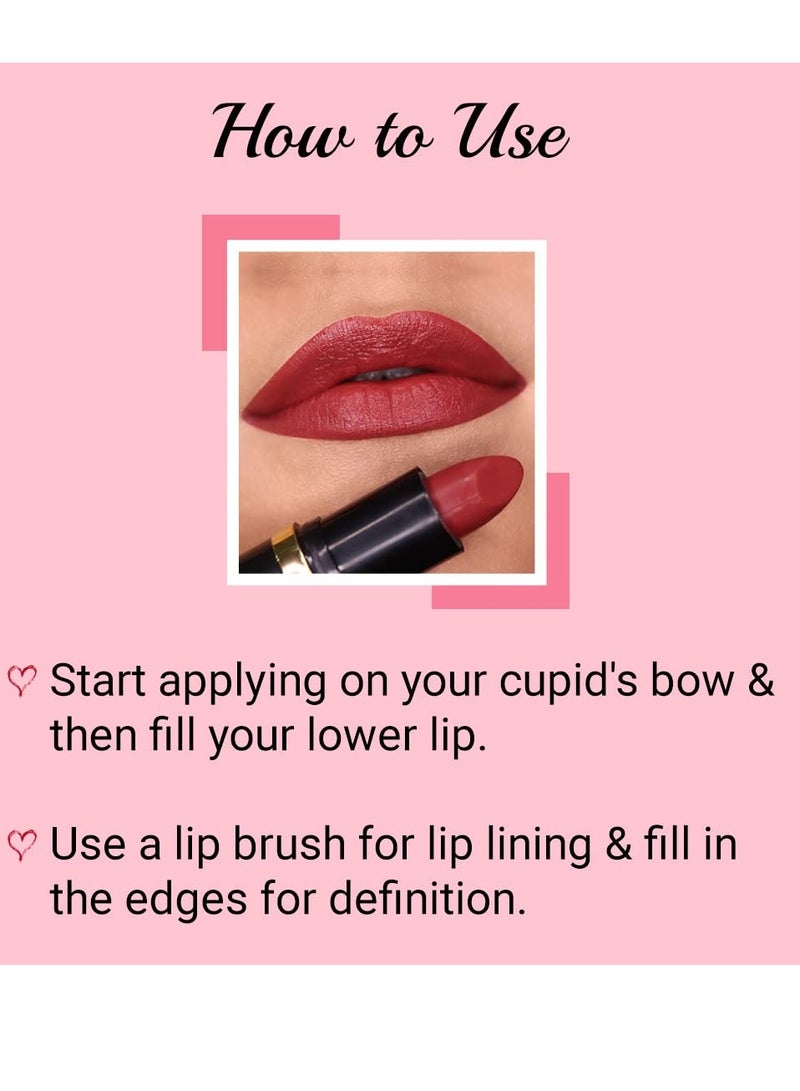 Iba Moisture Rich Lipstick Shade A46 Spicy Nude Glossy 4 Gm - Image 5