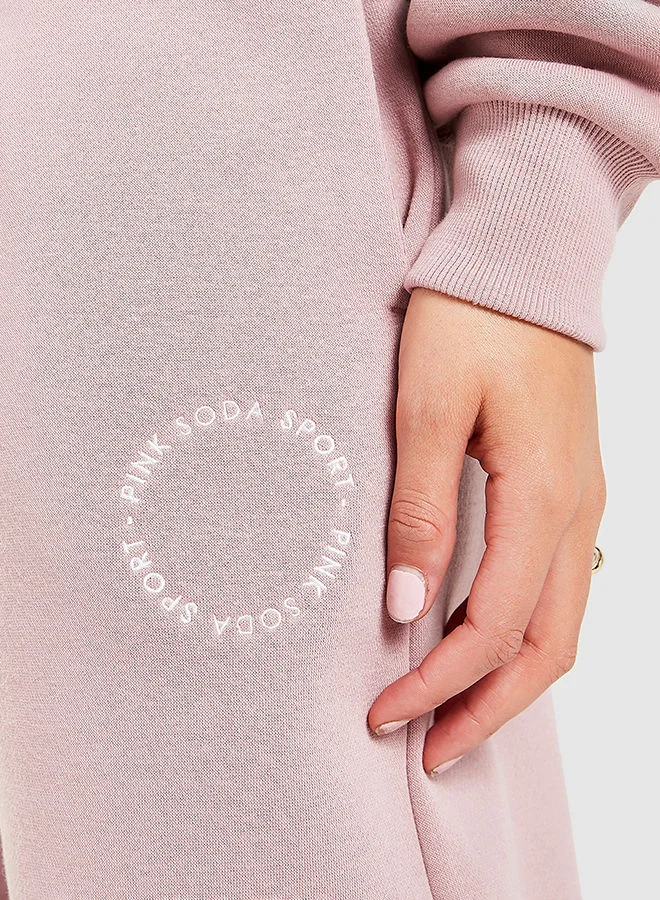 Pink Soda Logo Circle Joggers