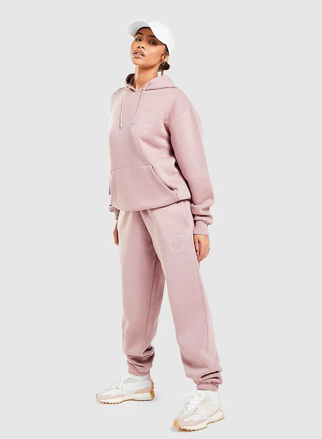 Pink Soda Logo Circle Joggers