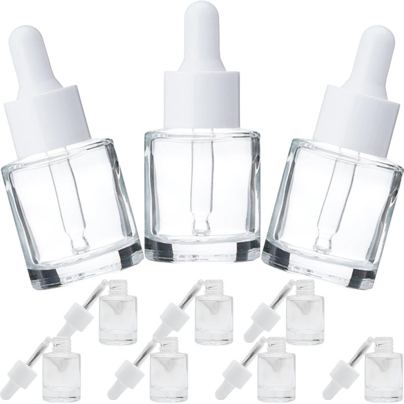 10Pcs Glass Bottles with Dropper Small Dropper Bottles Empty Dropper Sub Bottles - Image 4