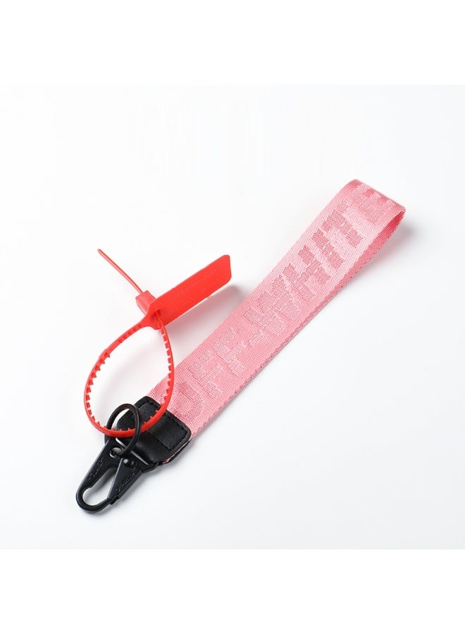 OFF-WHITE Street fashion keychain key ring lanyard - Image 1