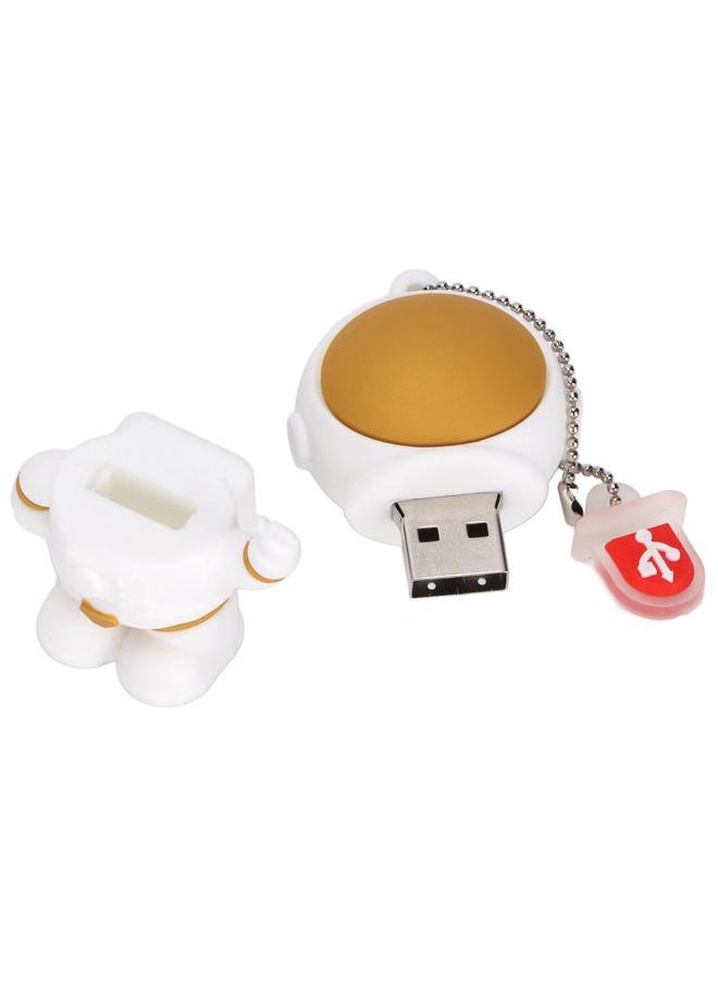 Thoraya Astronaut Cute Cartoon USB Flash Drive Spaceman Silicone USB Flash Drive Personalized Creative Doll Gift USB Flash Drive Astronaut - Waving 128GB  - Image 4