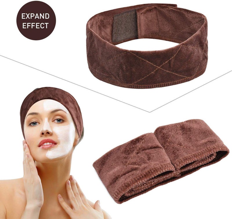 sansheng 3 Pack Wig Grip Band，Velvet Headband Scarf Head Hair Band Extra Hold Wig Adjustable Fastern,Stretch Cotton headband（3 colors） - Image 3