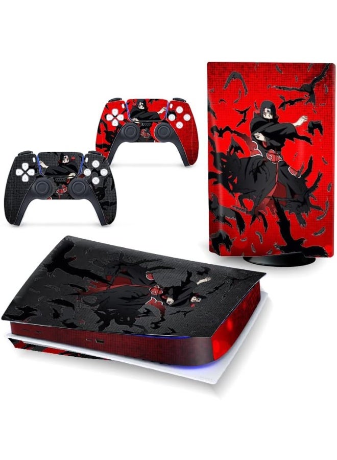 PS5 Skin Disc Edition Anime Console and Controller Vinyl Cover Skins Wraps for Playstation 5 Disc Version CD-ROM version - Image 4