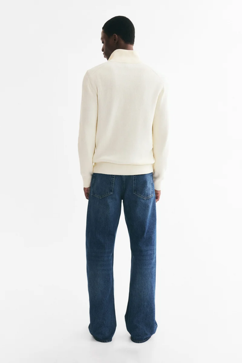 H&M  Regular Fit Zip-top jumper for Men | Best Price UAE