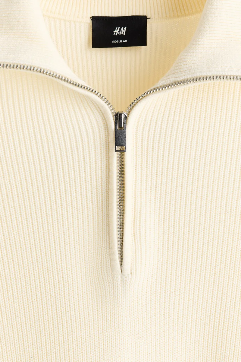 H&M Regular Fit Zip-top jumper