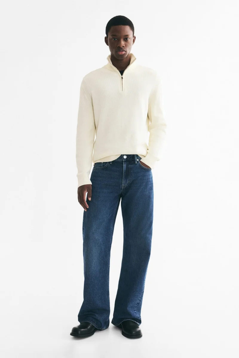 H&M  Regular Fit Zip-top jumper for Men | Best Price UAE