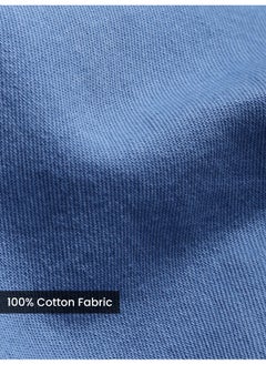 Beyoung Blue Overdyed Zipper Shacket  - Image 5