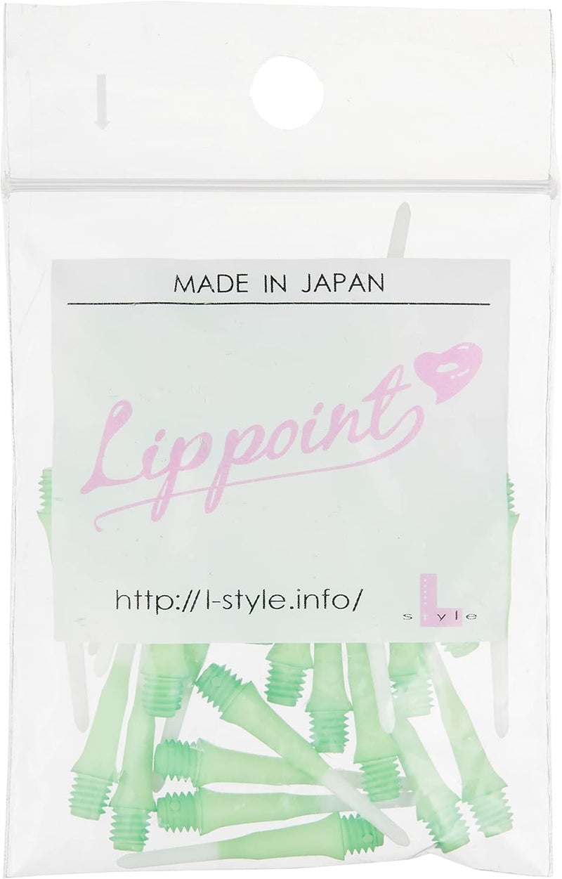 LSTYLE Dart Tips: Original Lippoint - Soft Tip Dart Points - 2BA Thread - Regular Length - 2 Tone Green - Image 2