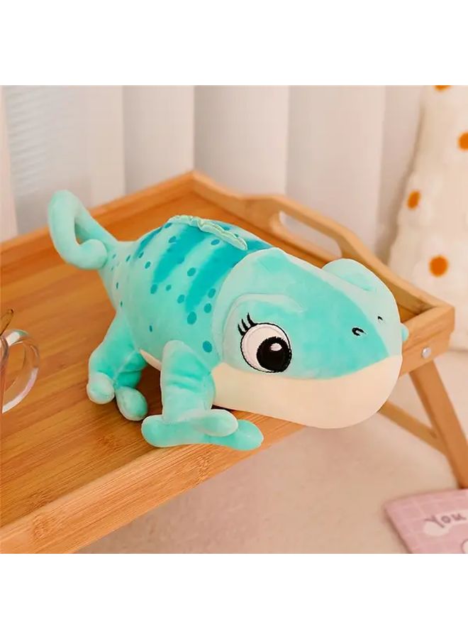 Green 3D Chameleon Plush Toy Colorful Stuffed Animal For Holidays And Decor - Image 5