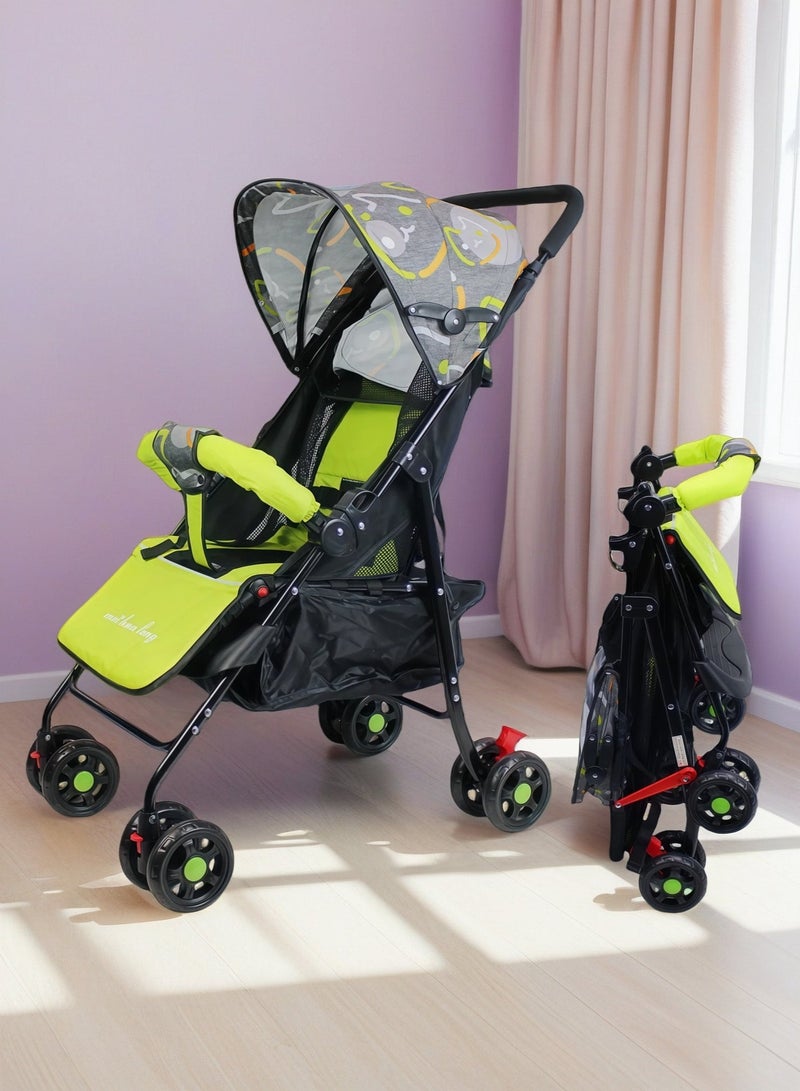 EASY FUTURE Ultra Lightweight Travel Stroller Foldable with Multi Position Reclining Seat Adjustable Canopy Foldable Storage Basket NO.1102 - Image 1