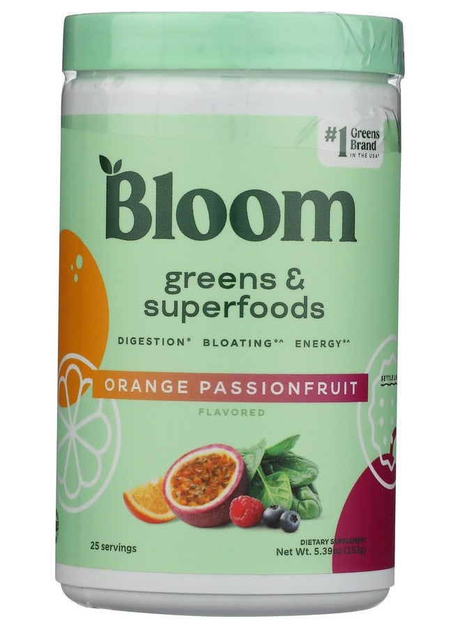 Bloom Nutrition Orange Passion Fruit Greens & Superfoods, 5.39 OZ - Image 1