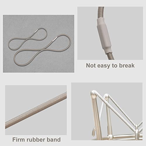 Boseen Universal Elastic Bands Replacement, Anti-Aging Rubber Ring for Microphone Shock Mount Holder Clamp Clip, Set of 4 (Gray) - Image 4