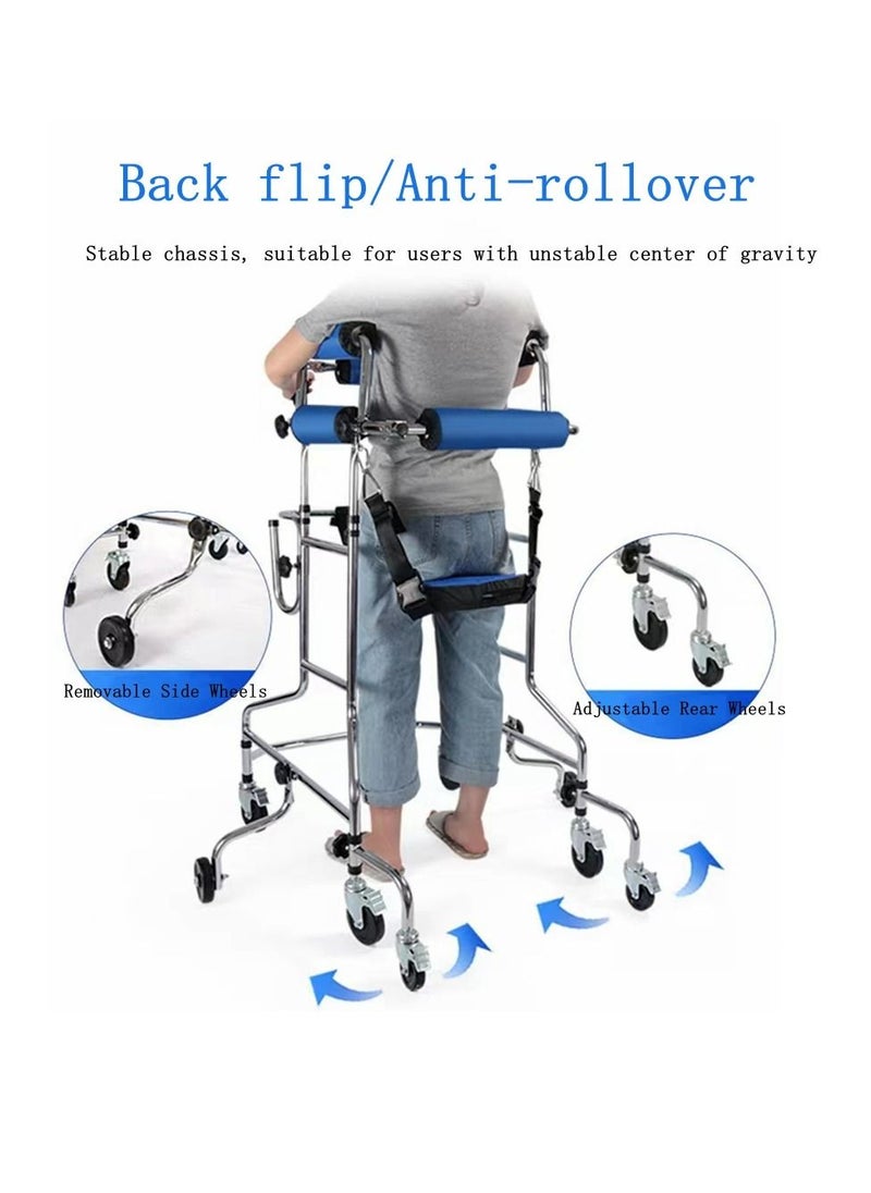 8 Wheel Walker for Elderly  with Handbrake and Seat Cushion Adjustable Height and Width - pzsku/Z429FCA1B0A5466384A97Z/45/_/1672193190/cf01438a-cda3-48dc-b68a-023150e5f4e6