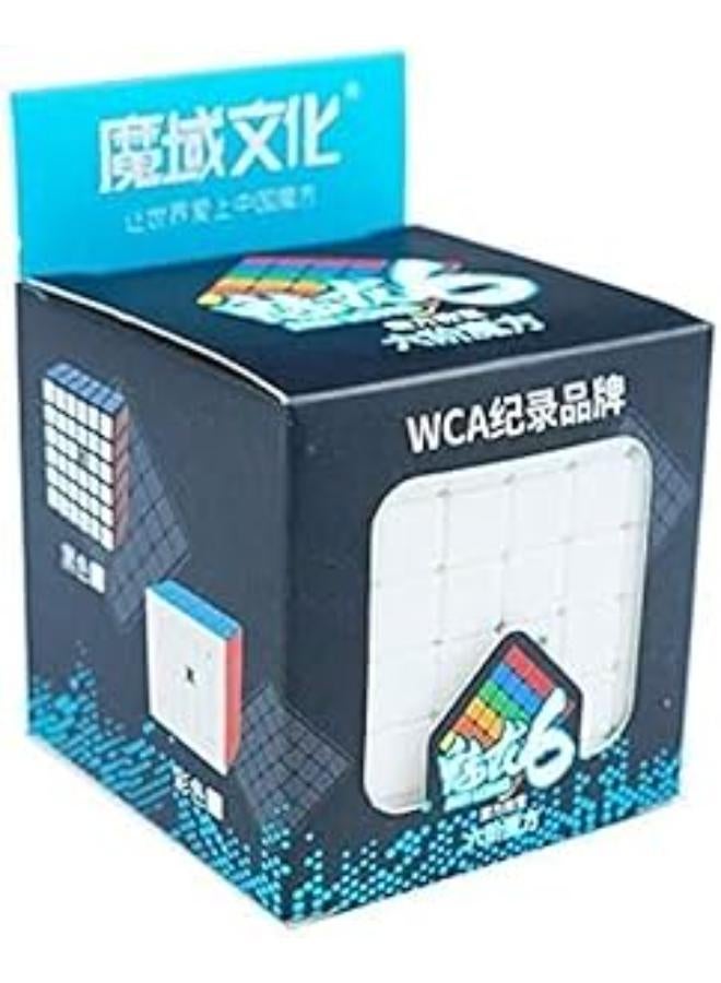 لعبة تويسييري! مكعب مويو السريع بدون ملصقات، موفانغ جياوشي ميلونغ! مكعب مويو السحري، لغز الصف الدراسي (مكعب سحري، 6×6×6)