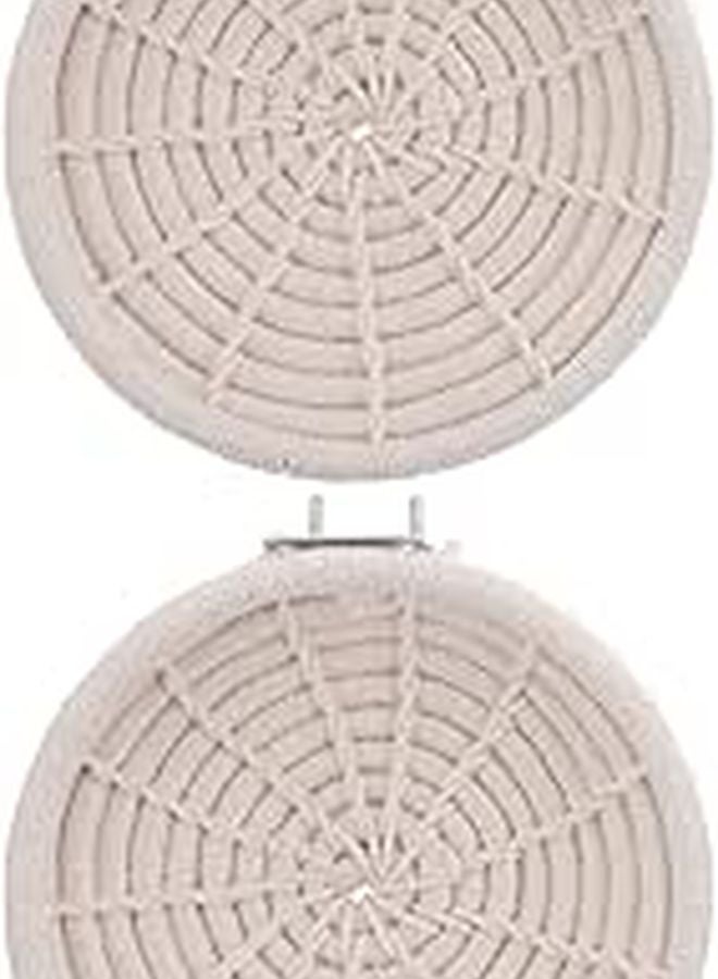 Large Cotton Rope Bird Nest Bed Hand Knit Hanging Breeding Shelter for Small Parrots Cockatiels Finches - Image 1